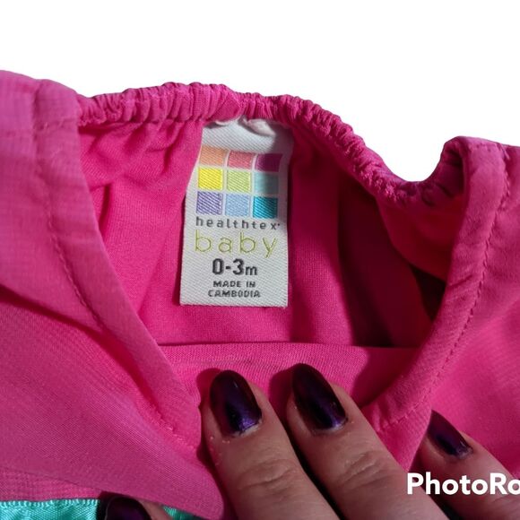 Baby Girl Pink Easter Dress Set, 0-3 Month - Picture 8 of 10